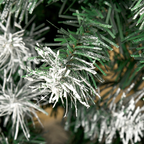 6FT Artificial Christmas Tree Pine Cones Xmas Home Deco Automatic Open Green