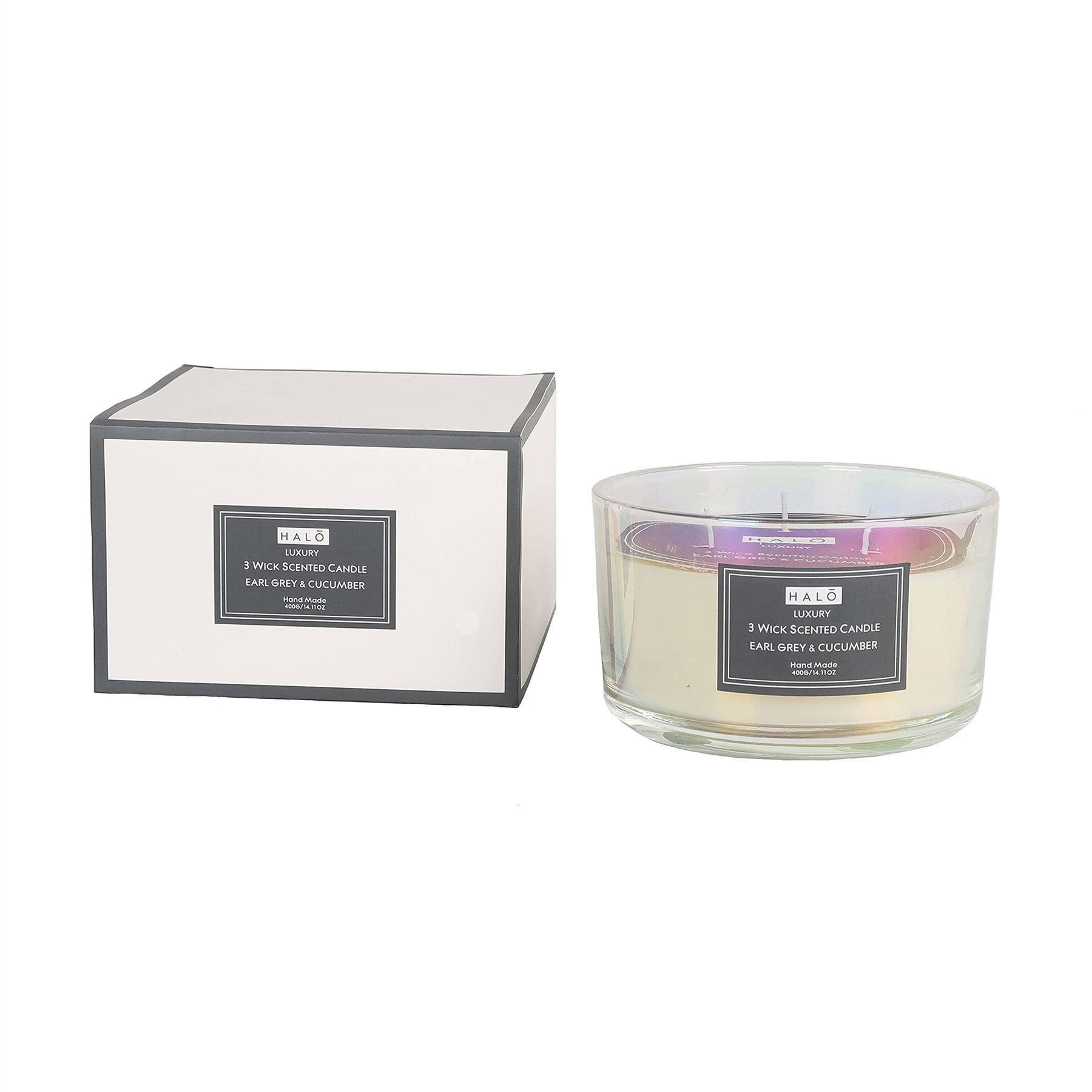 JAR CANDLE EARL GREY & CUCUMBER 400G