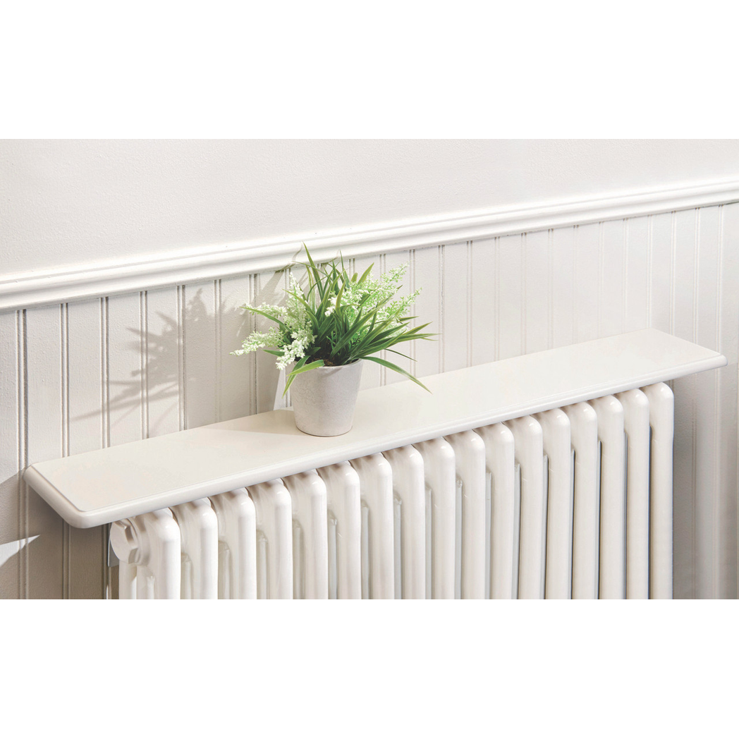 Radiator Shelf 60cm - White Satin Finish