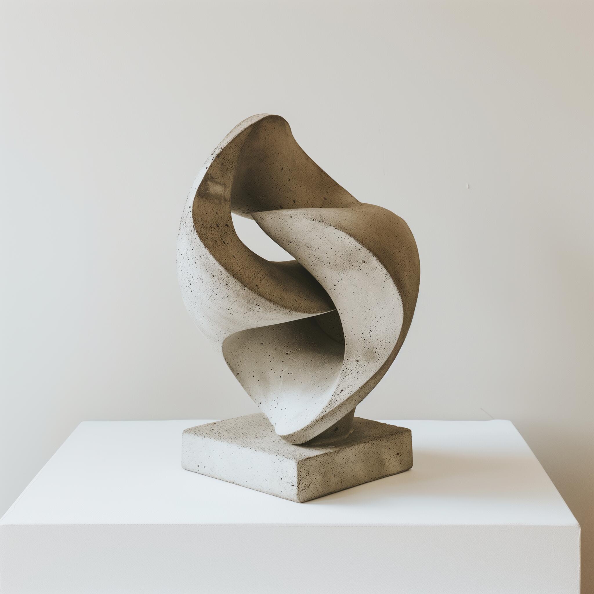 Abstract loop sculpture